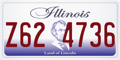IL license plate Z624736