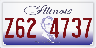 IL license plate Z624737