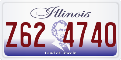 IL license plate Z624740