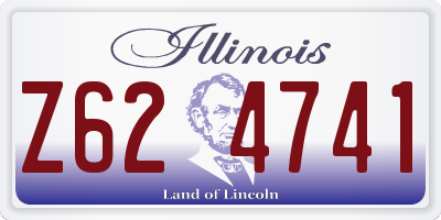 IL license plate Z624741