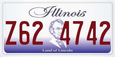 IL license plate Z624742