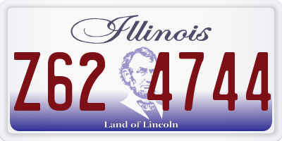 IL license plate Z624744