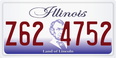 IL license plate Z624752