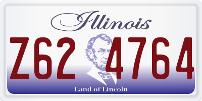 IL license plate Z624764