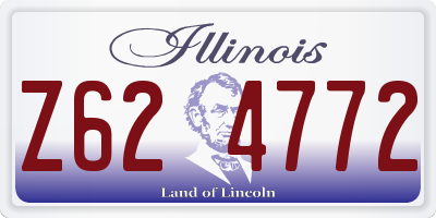 IL license plate Z624772
