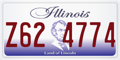 IL license plate Z624774