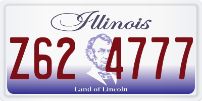 IL license plate Z624777