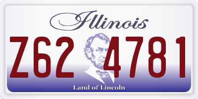 IL license plate Z624781