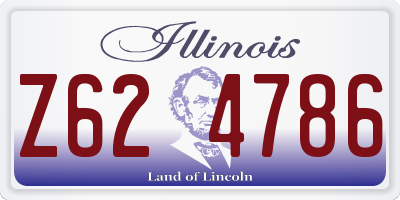 IL license plate Z624786