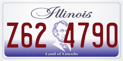 IL license plate Z624790