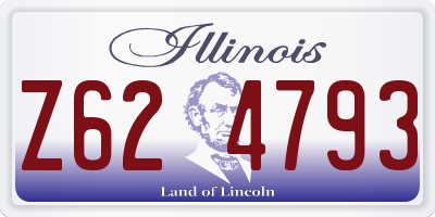 IL license plate Z624793