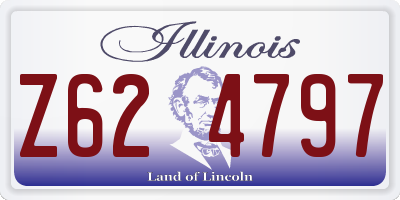IL license plate Z624797