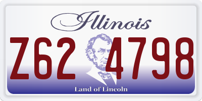 IL license plate Z624798