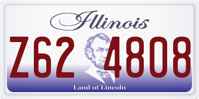 IL license plate Z624808
