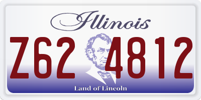 IL license plate Z624812