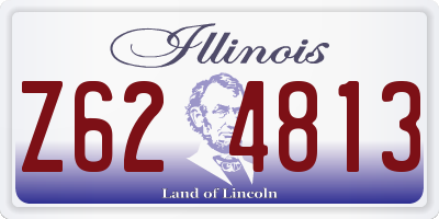 IL license plate Z624813