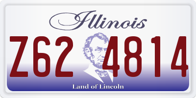 IL license plate Z624814