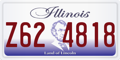 IL license plate Z624818