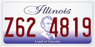 IL license plate Z624819