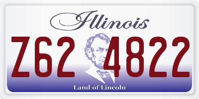 IL license plate Z624822