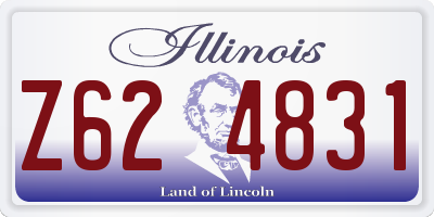 IL license plate Z624831