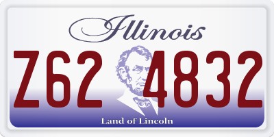IL license plate Z624832