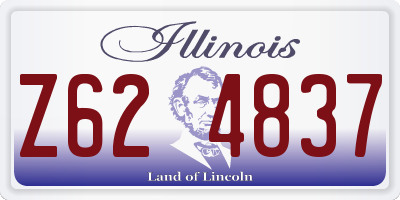 IL license plate Z624837