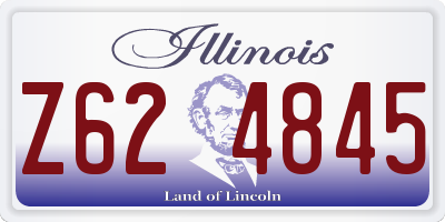 IL license plate Z624845