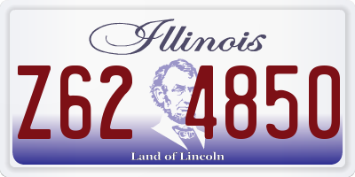 IL license plate Z624850