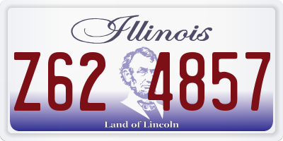IL license plate Z624857