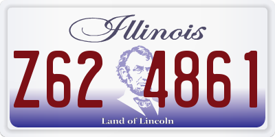 IL license plate Z624861