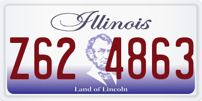 IL license plate Z624863