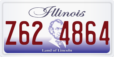 IL license plate Z624864