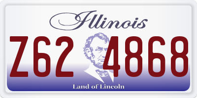 IL license plate Z624868