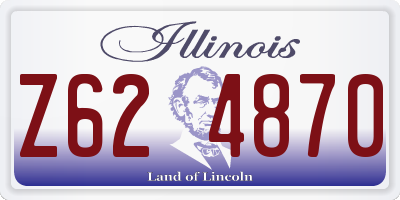 IL license plate Z624870