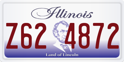 IL license plate Z624872