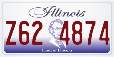 IL license plate Z624874