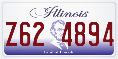 IL license plate Z624894