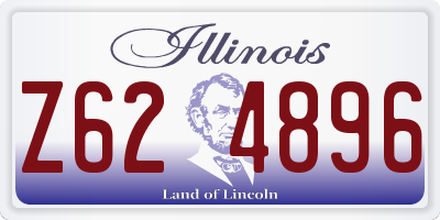 IL license plate Z624896