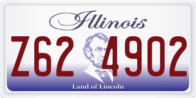 IL license plate Z624902