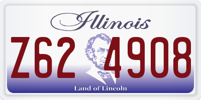 IL license plate Z624908