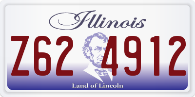 IL license plate Z624912