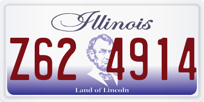 IL license plate Z624914