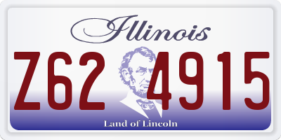 IL license plate Z624915