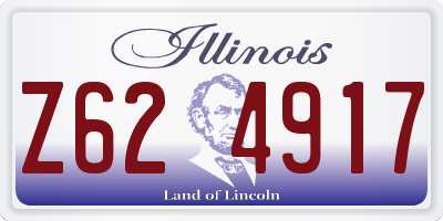 IL license plate Z624917