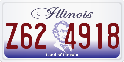 IL license plate Z624918