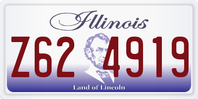 IL license plate Z624919