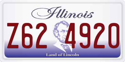 IL license plate Z624920