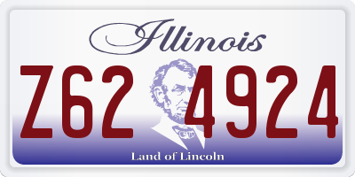 IL license plate Z624924