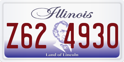 IL license plate Z624930